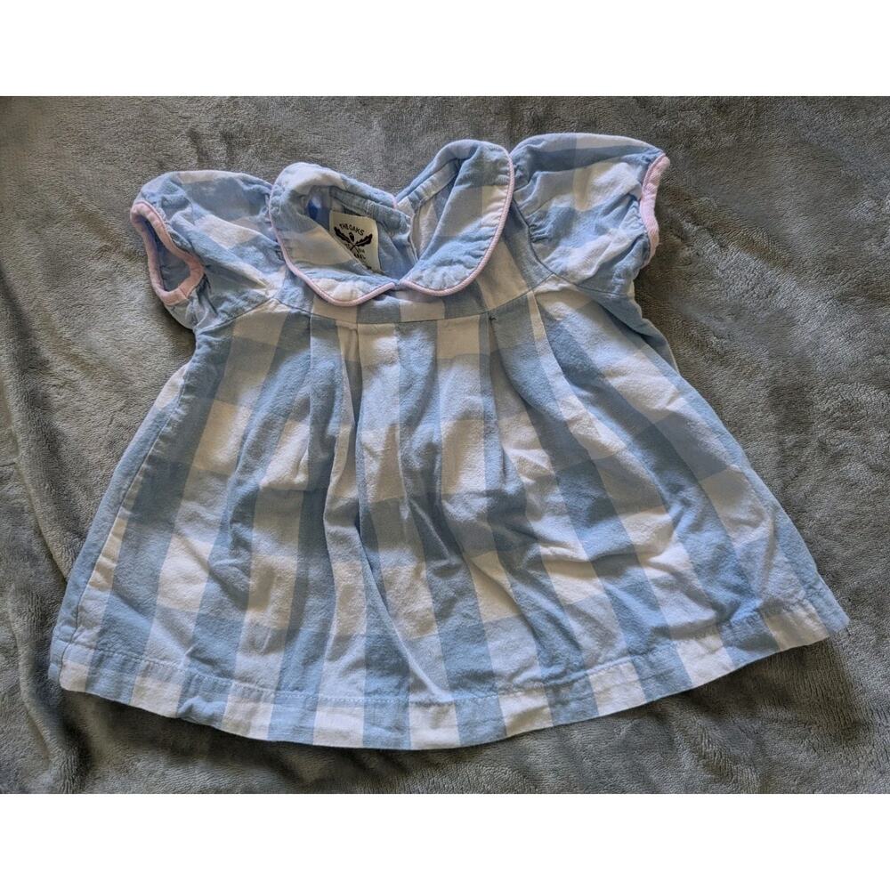 The Oaks Apparel Buffalo Check Dress Sz 9 Months